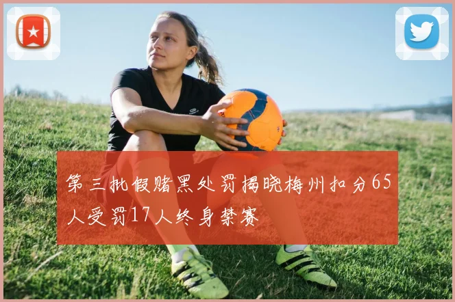 第三批假赌黑处罚揭晓梅州扣分65人受罚17人终身禁赛
